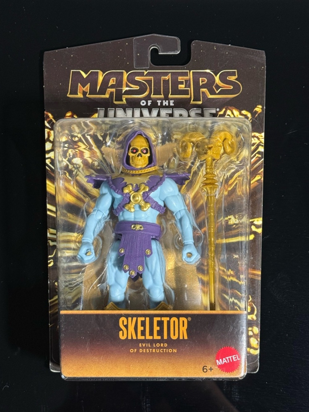 MOTU Core Gold Skeletor Variant Masters  Universe Disco In Hand Walmart Ex